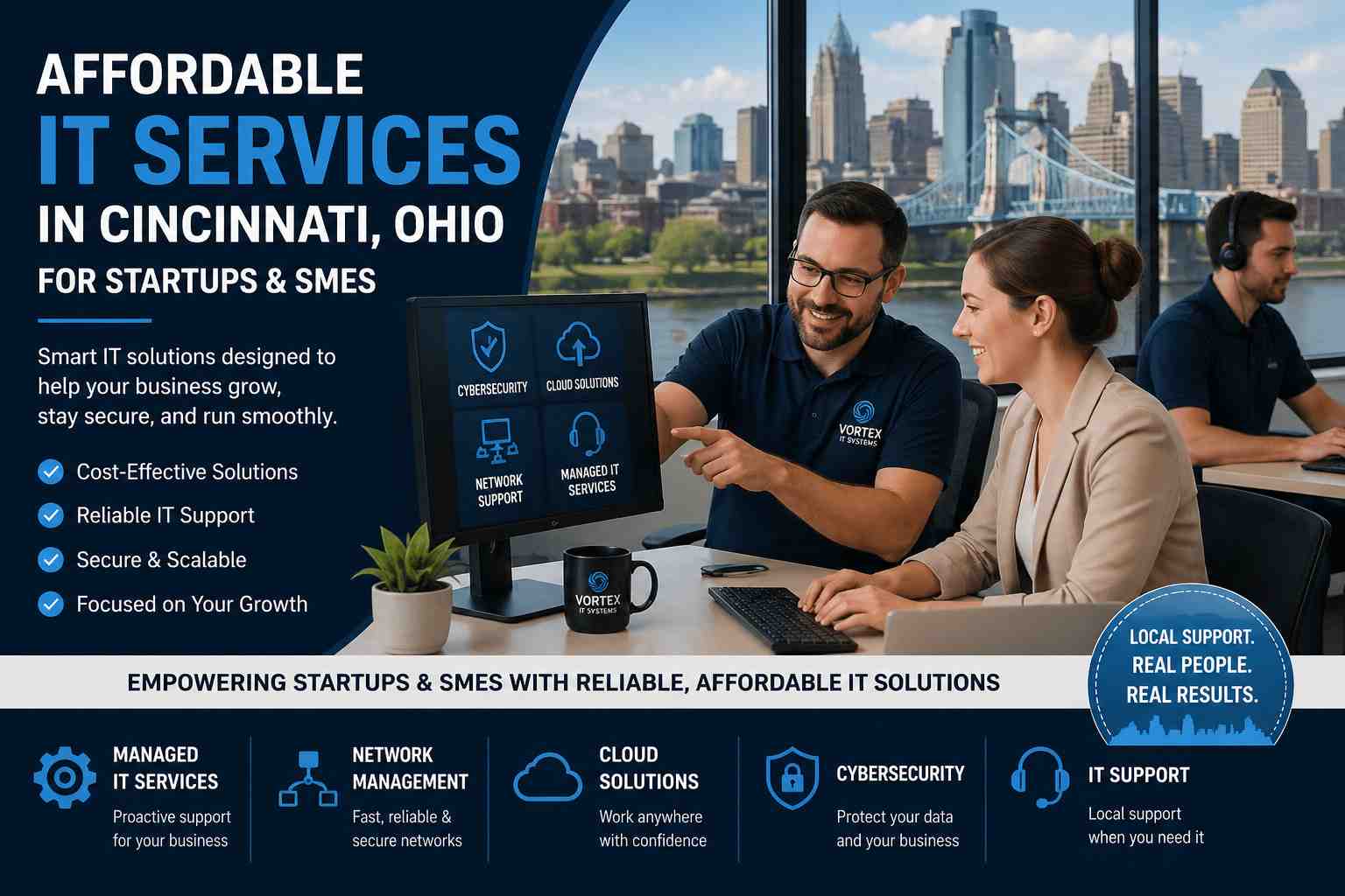 Affordable IT Services in Cincinnati Ohio for Startups & SMEs