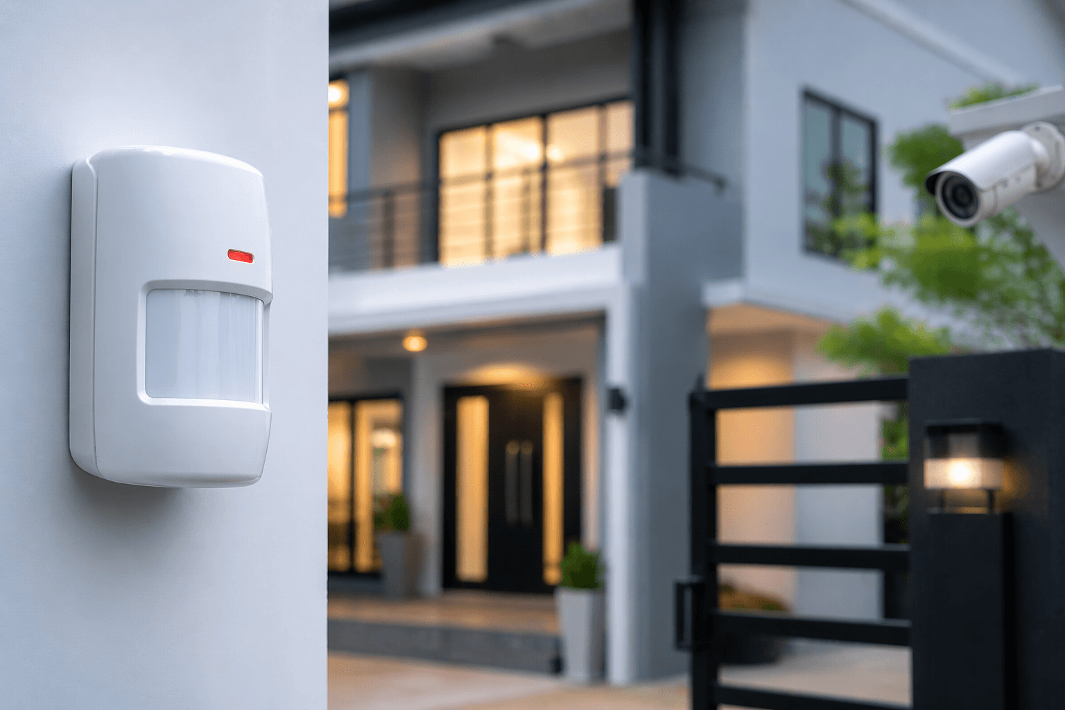 modern home security with burglar alarm system installation in Ohio