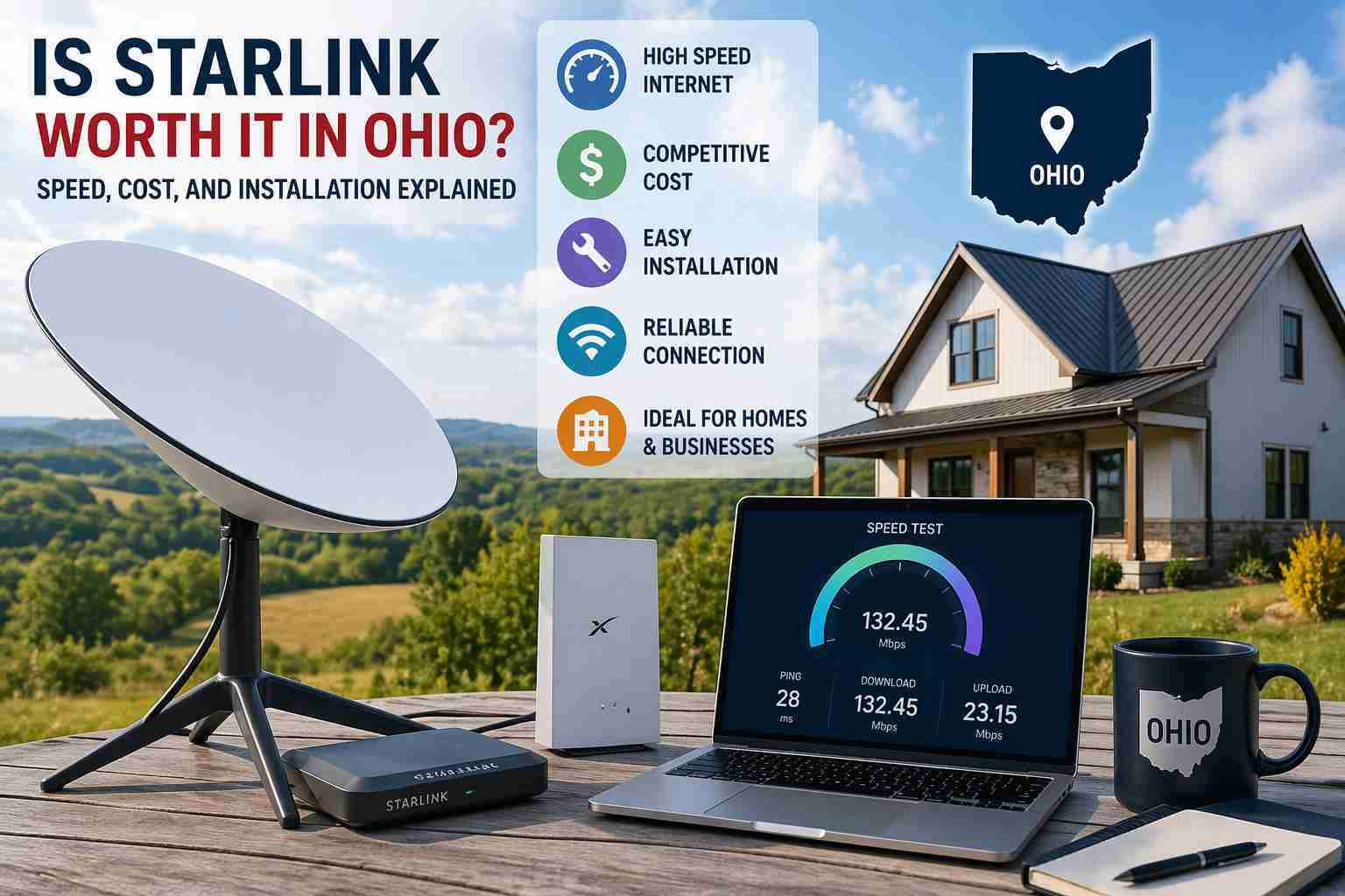 Is Starlink Worth It in Ohio? Speed, Cost, and Installation Explained