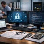 IT support for CPA office showing secure systems and accounting workflow management