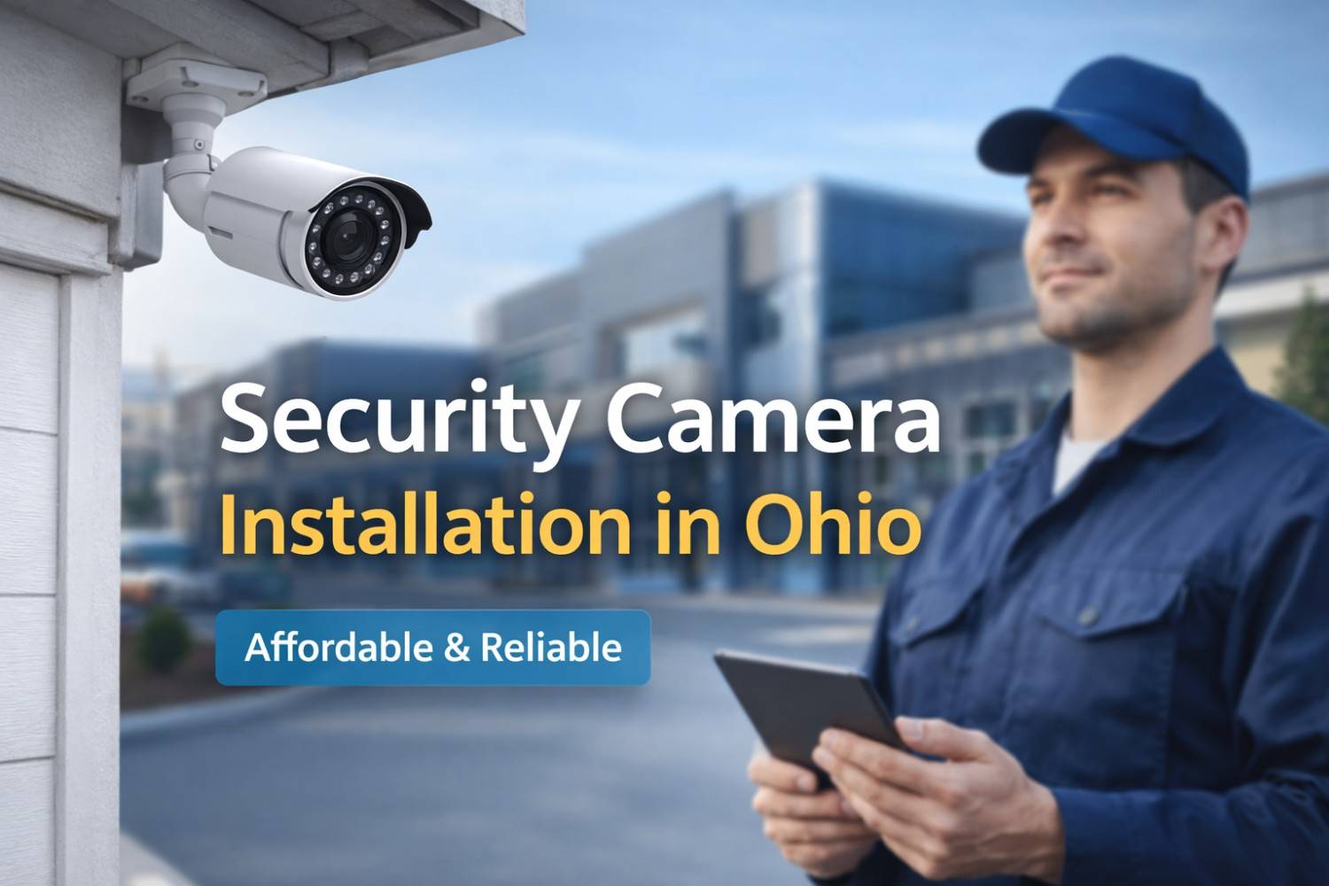 Affordable and reliable security camera installation in Ohio for homes and businesses with professional setup