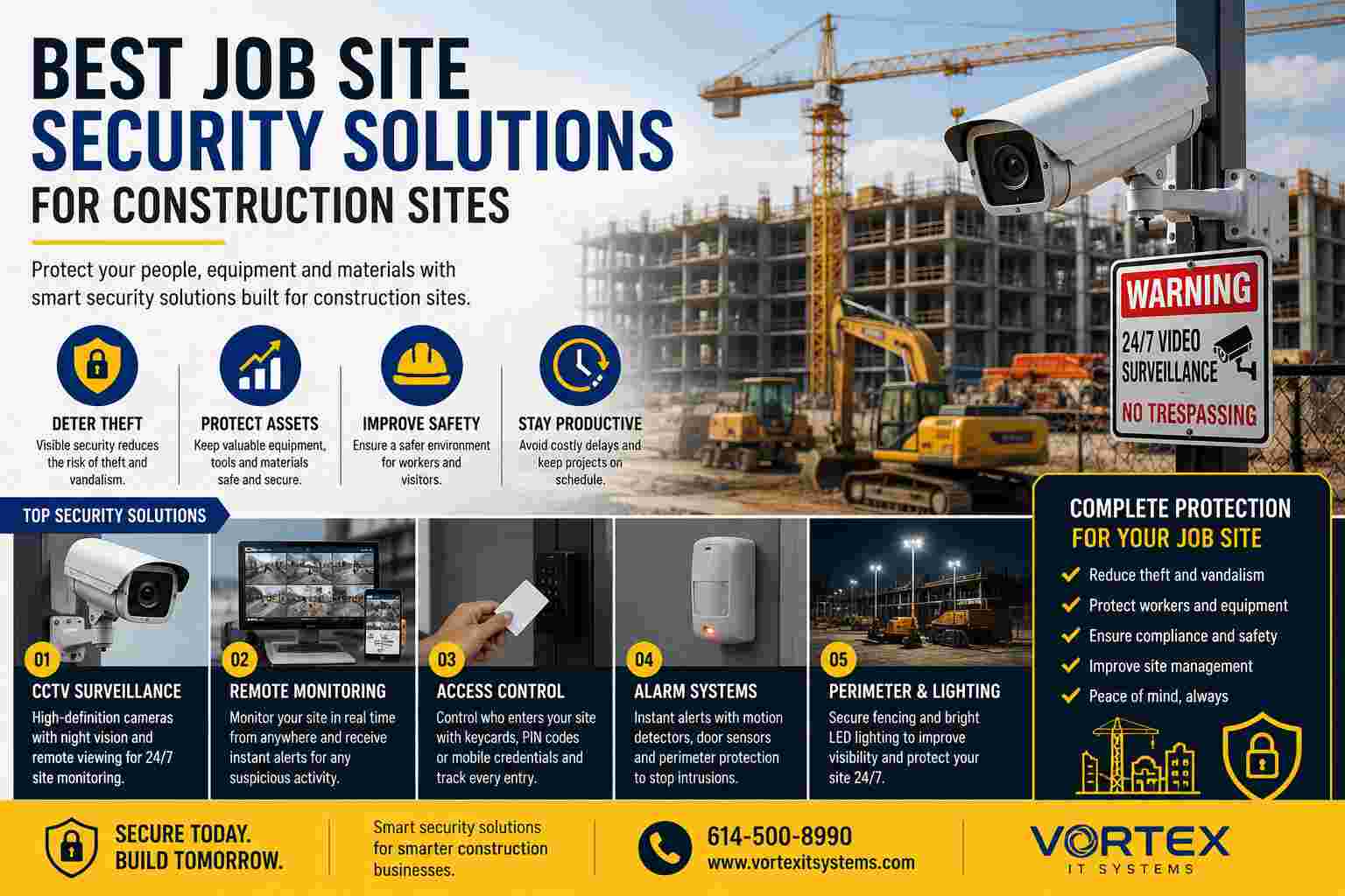 Best Job Site Security Solutions for Construction Sites