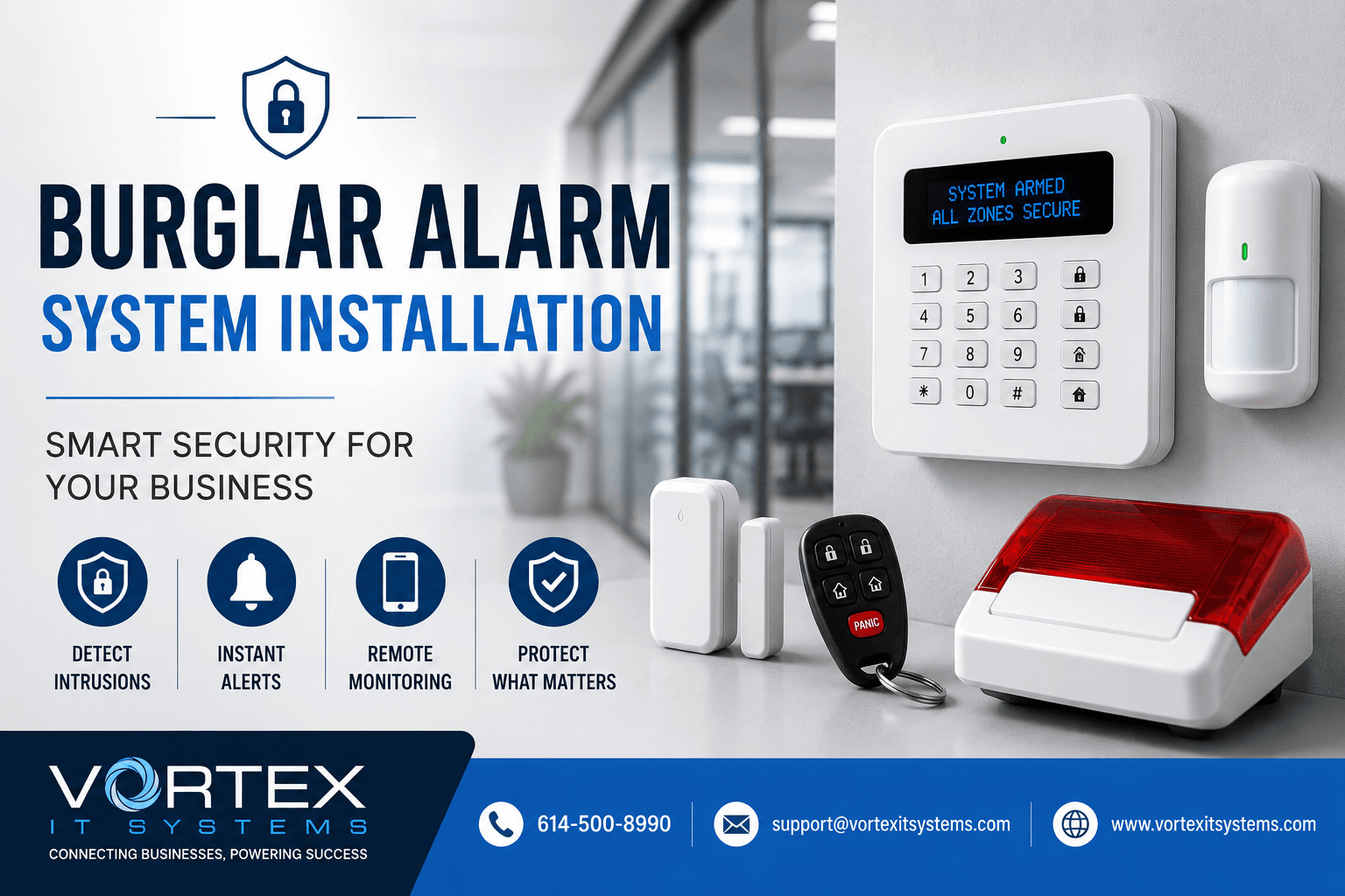 Burglar Alarm System Installation