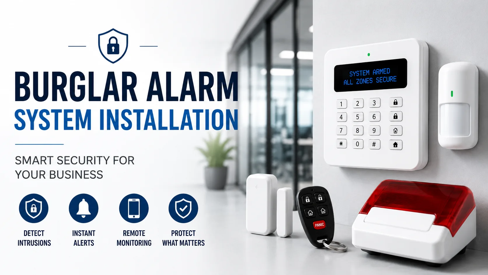 Complete Guide to Burglar Alarm System Installation for Businesses - V