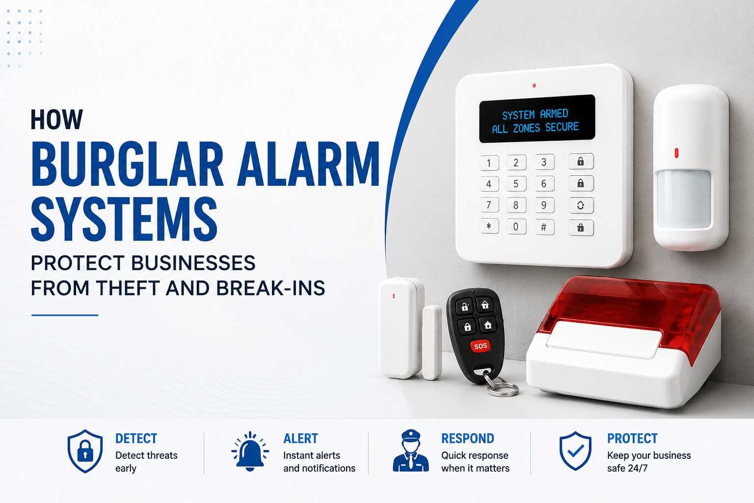How Burglar Alarm Systems Protect Businesses from Theft and Break-Ins