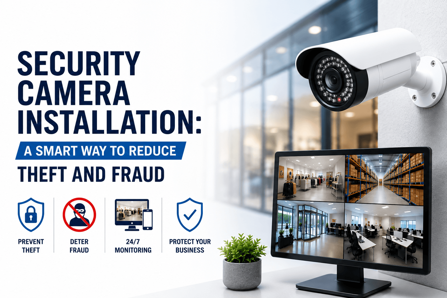 Security Camera Installation: A Smart Way to Reduce Theft and Fraud