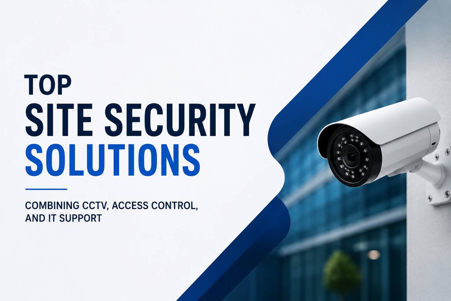 Top Site Security Solutions: Combining CCTV, Access Control, and IT Support