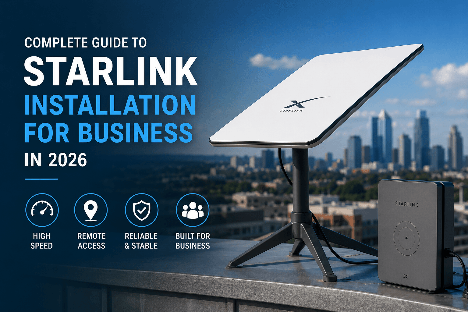 Complete Guide to StarLink Installation for Business in 2026