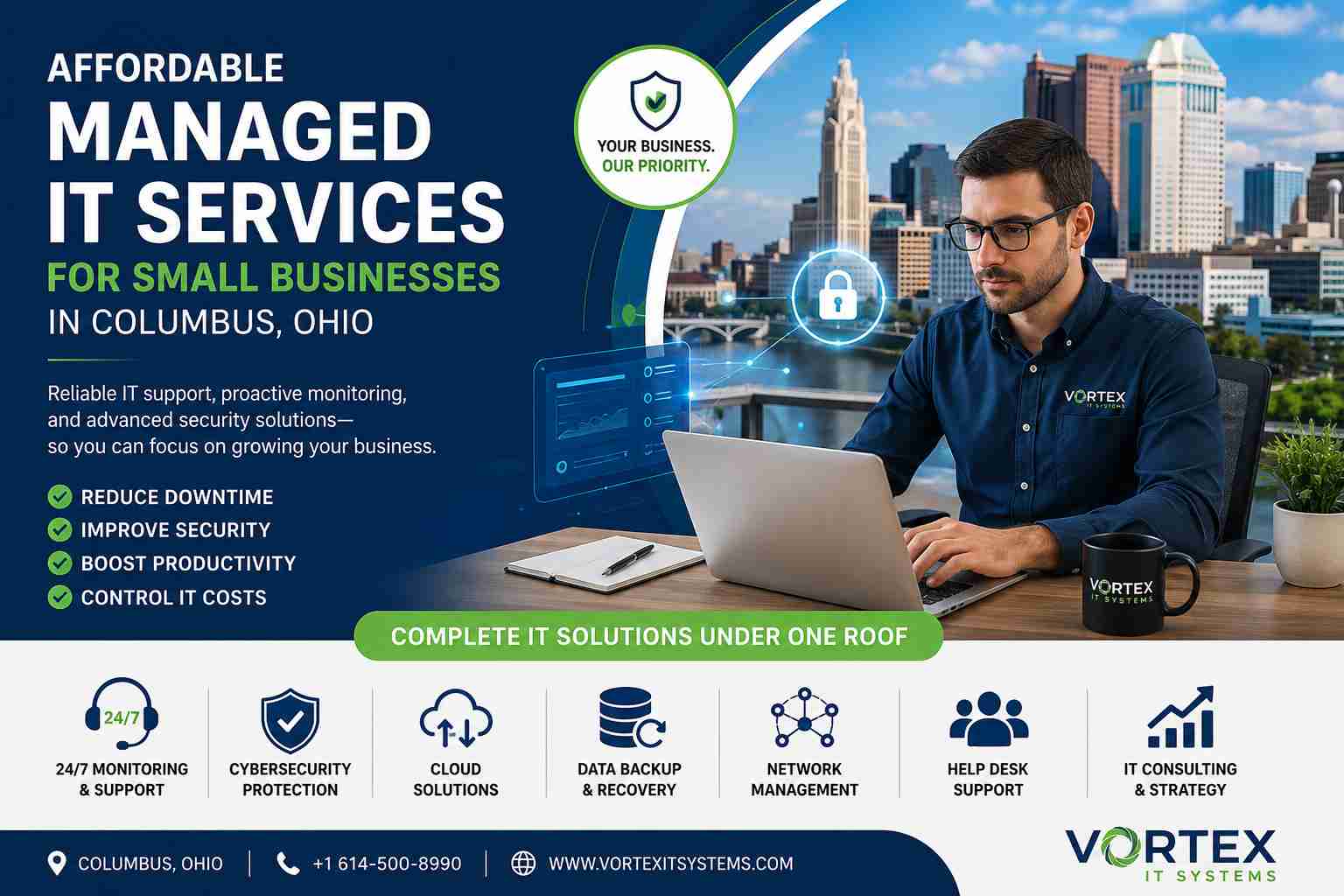 Affordable Managed IT Services for Small Businesses in Columbus, Ohio