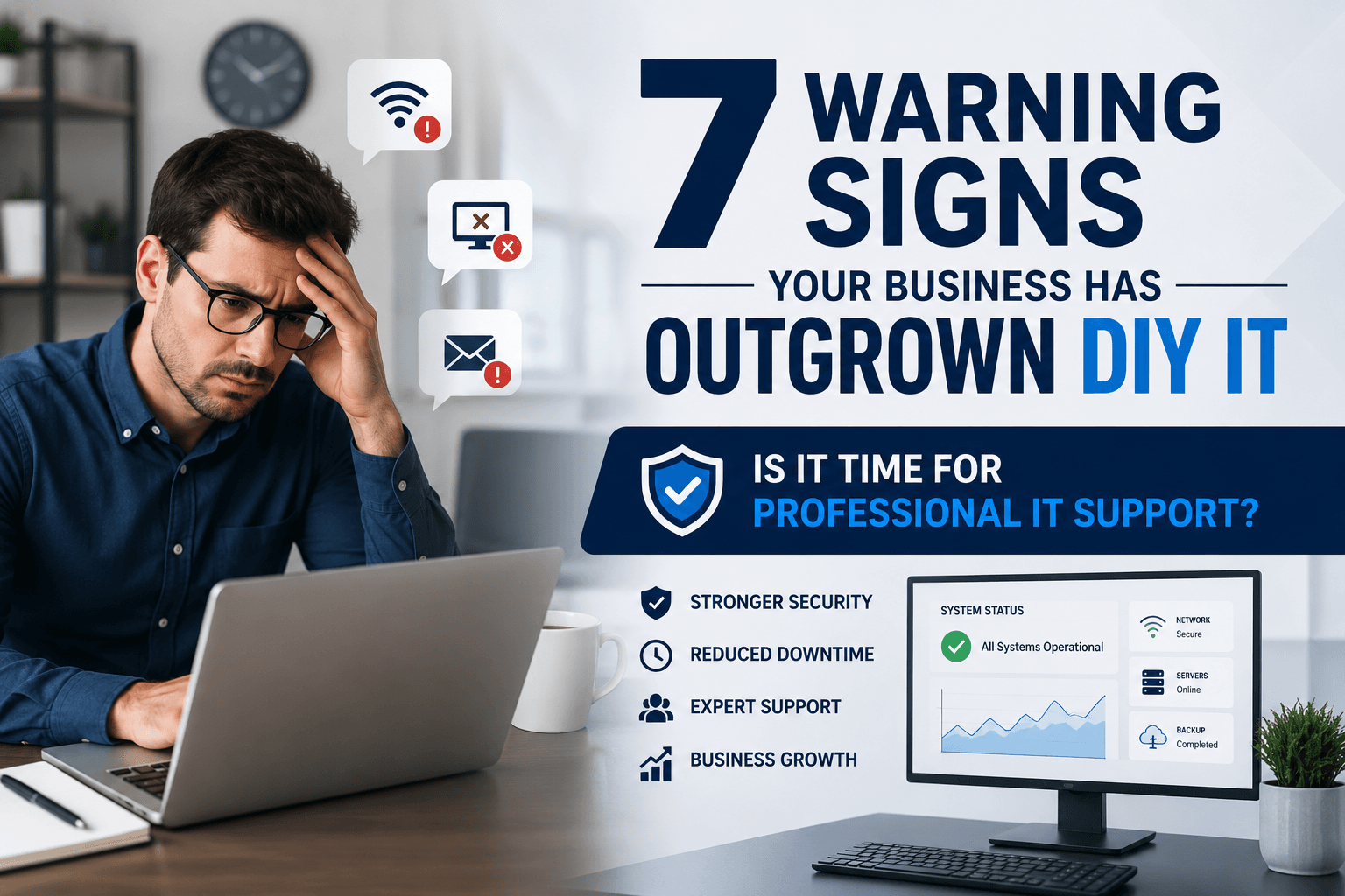 7 Warning Signs Your Business Has Outgrown DIY IT