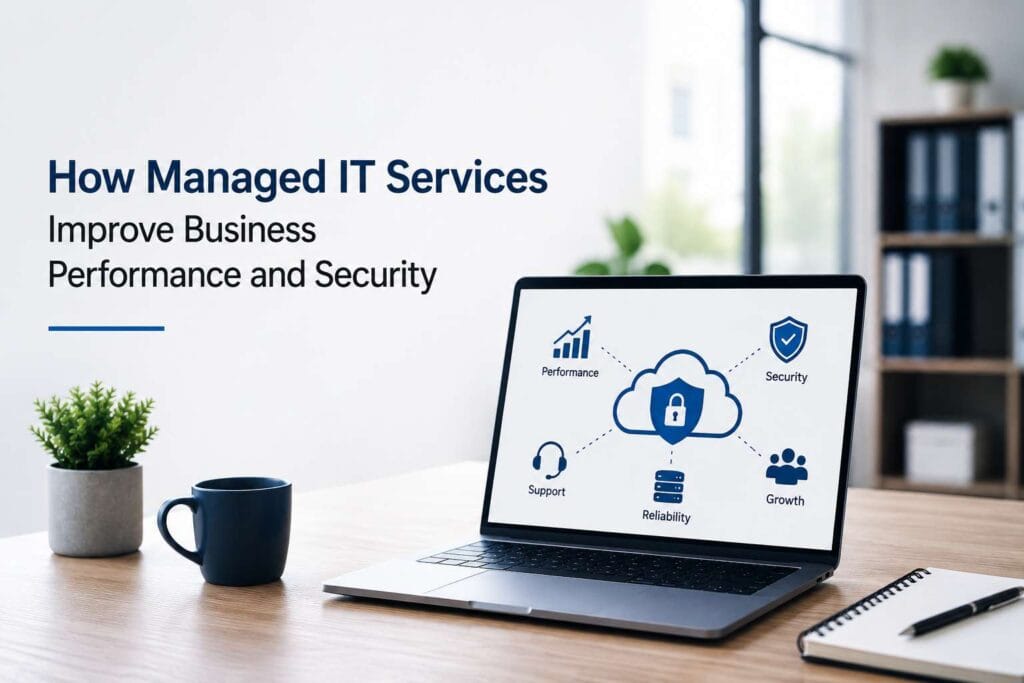 Managed IT services helping businesses improve performance, security, and productivity
