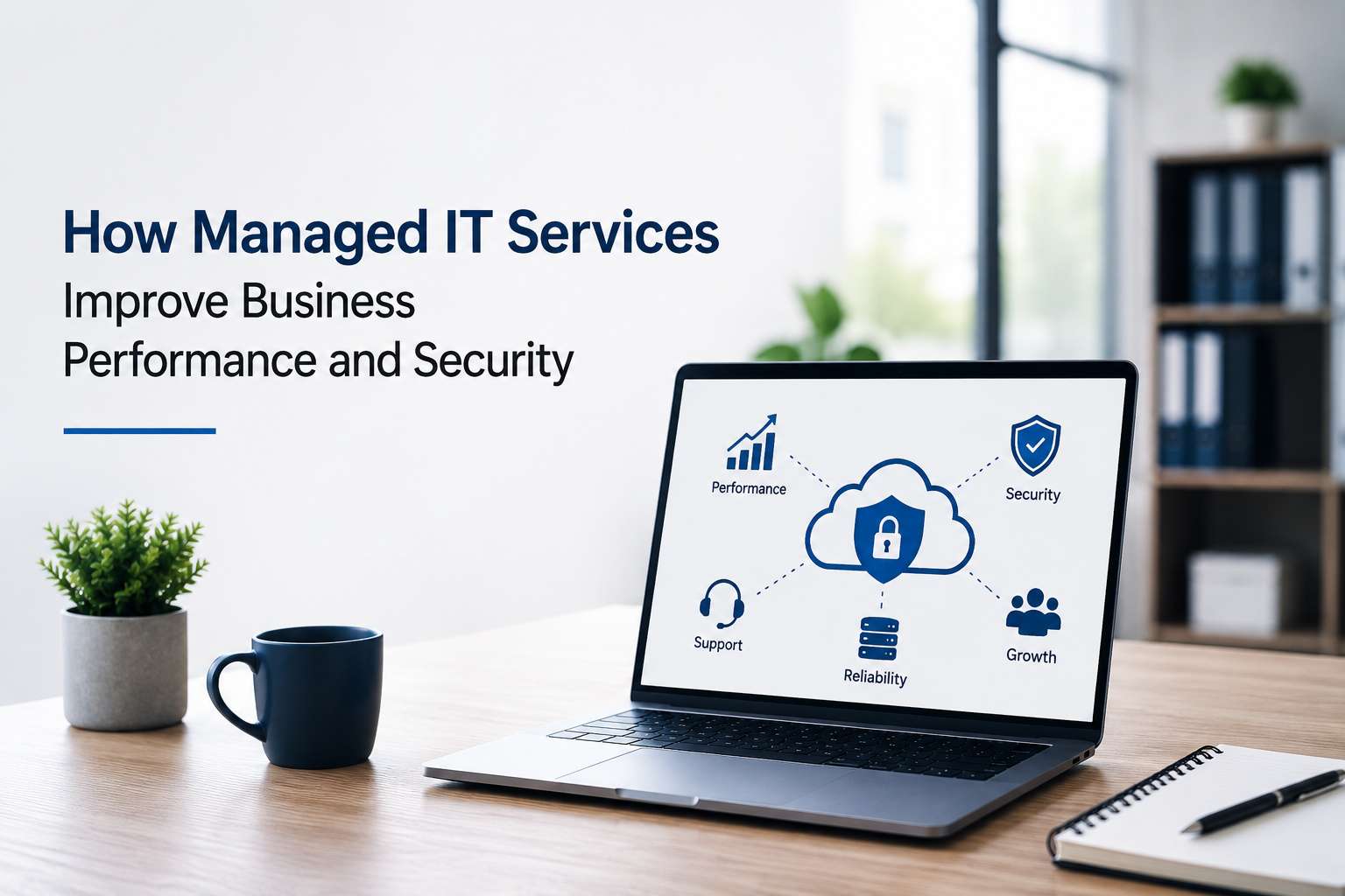 Managed IT services helping businesses improve performance, security, and productivity