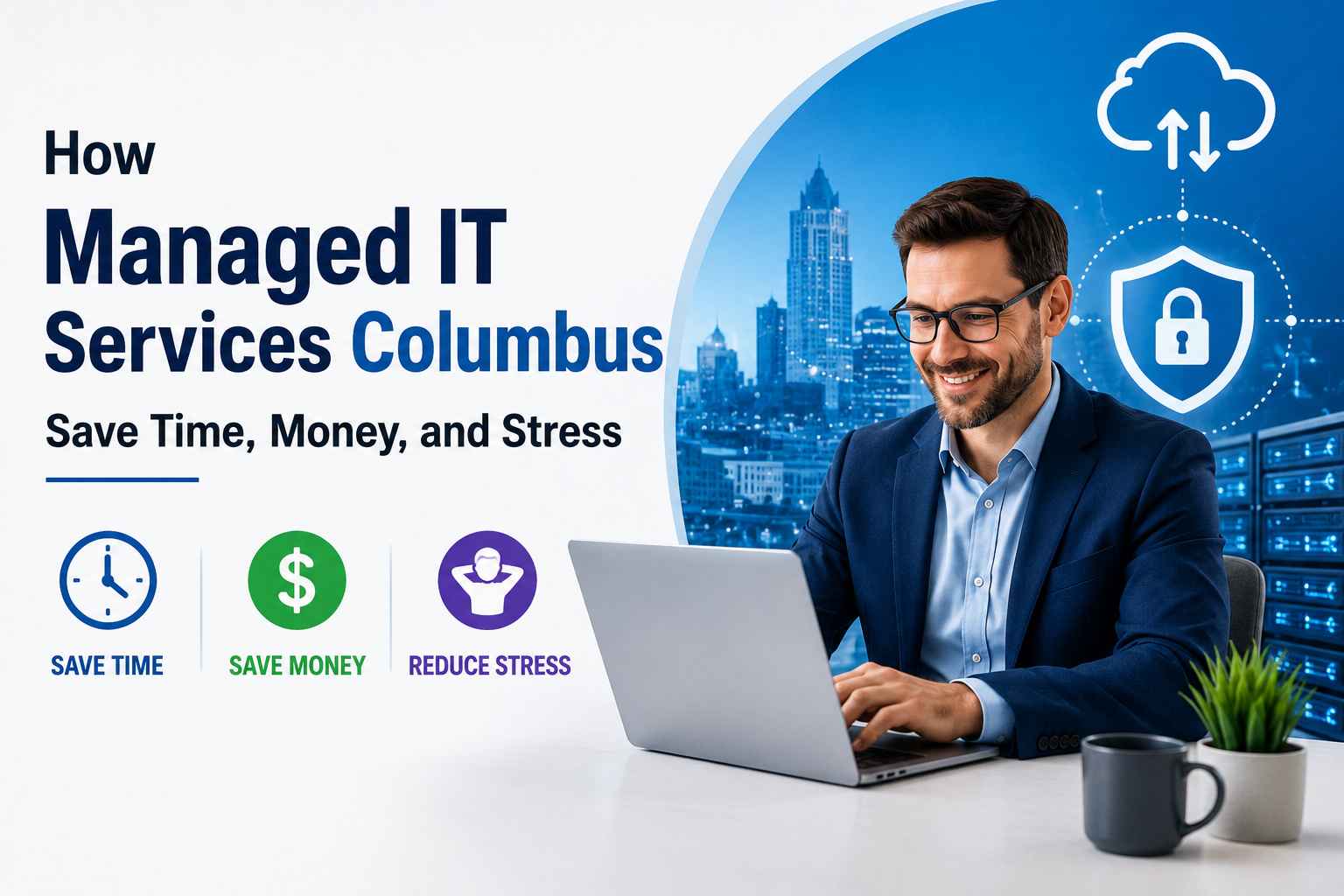 Managed IT Services Columbus helping businesses save time, money, and reduce IT stress