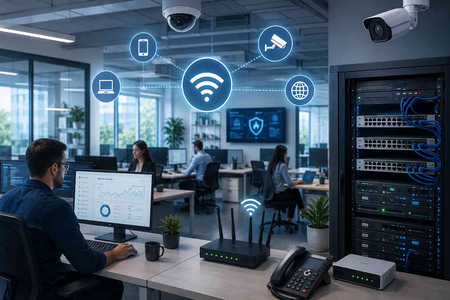 Moving Into a New Office? IT, Cabling, Wi-Fi and Security Checklist Before Move-In Day