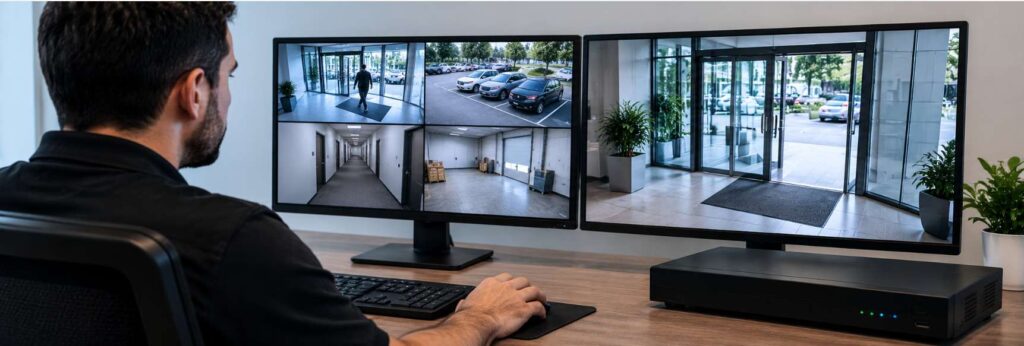 Writing Security camera recording settings and storage limitations for commercial video surveillance systems