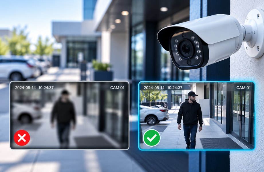 Security Camera Footage Is Too Blurry to Identify Anyone: Common Commercial Cause